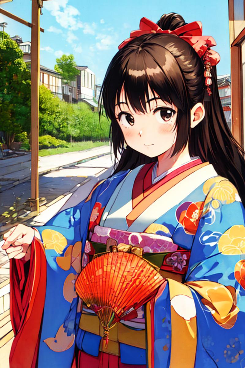 Juunihitoe - 12 Layer Kimono from Heian Era Japan image by teng18009912