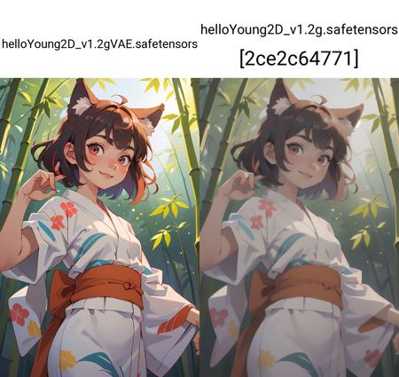 masterpiece, an extremely cute and beautiful girl, (finely detailed beautiful eyes and detailed face), 1girl, solo, cute, smile, animal ears, wolf ears, red eyes, cowboy shot, (bule detailed yukata), BREAK, Tanabata Festival, bamboo forest background,stylish pose, Atmospheric Perspective, multicolored hair, very short hair,<lora:GPTS4 dreamwave full_478773:0.3>, <lora:GoodHands-beta2:1>