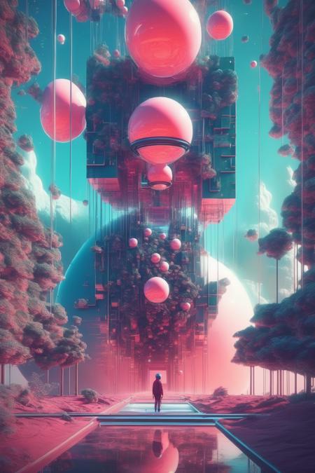 <lora:Beeple (Mike Winkelmann) Style:1>Beeple (Mike Winkelmann) Style - it's all connected in the style of Beeple, I can't believe how beautiful this is