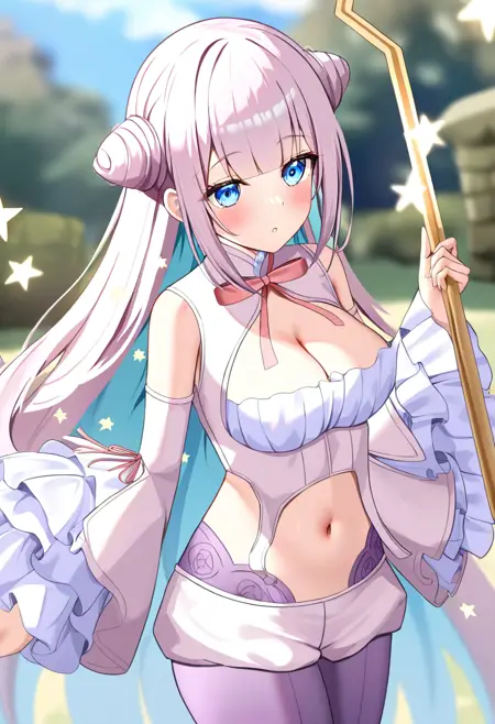 Character:深森白夜 《魔法少女与恶曾是敌人》【WAI-NSFW-illustrious-SDXL 7.0】