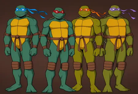 Teenage Mutant Ninja Turtles 2003 - TMNT 2003 - ILXL