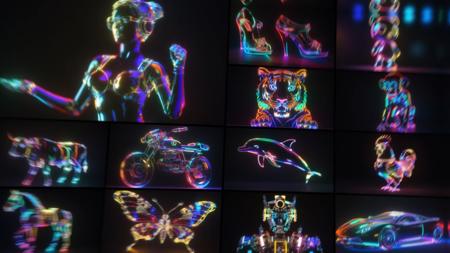 XL Special effects shine glass art style v1.0