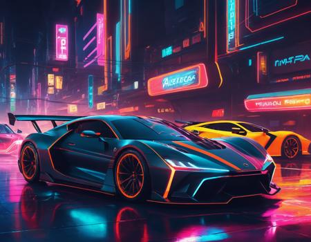 concept art <lora:5p0rt5caugh:1>,5p0rt5caugh,vehicle,car,, pronpt ., masterpiece, best quality, absurdres,, <lora:Abstract-Neon Shapes:0.0>,neon,background,abstract,lighting, . digital artwork, illustrative, painterly, matte painting, highly detailed