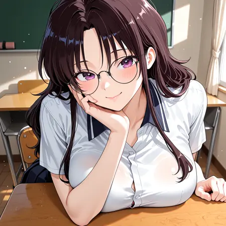 Eguchi Kokoro | Tonari no Seki no Yatsu ga Souiu Me de Mitekuru | Illustrious