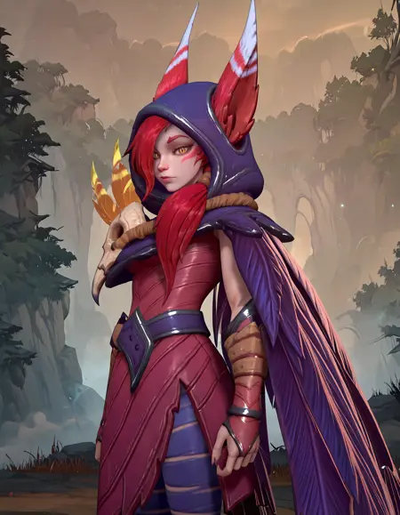 Xayah, The Rebel - League of Legends | Wild Rift | Illustrious