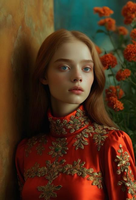 persian Girl,against glass,(masterpiece, best quality:1.4), perfect body,  long hair, brown hair, brown eyes, parted lips, , detailed skin,model photoshoot,((light red hair)), photography by (Ethel Warwick:1.3), modelshoot, pose, , (Ethel Warwick: 1,2) award winning photo macro shot of a beautiful albino young woman lying in a majestic black flowerbed,, dynamic lighting, cinematic still, , screencap, skin texture, (Motion Blur Photography by Sarah Charlesworth and Andres Serrano:1.2),art by Esperanza Zabala and Jan Micker and Igor Kieryluk, (cloudy and cultural awareness and Darkened atmosphere, mysterious glow, aesthetic of postcolonial art and impressionism:0.1), artistic magnum opus with polished details, (moonstone white and teal colors:0.1), <lora:MJ52:0.3> <lora:xl_more_art-full_v1:0.3><lora:MJ52:0.5>>contemplative, smirk, piercing blue eyes, extremely long hair, sleek hair, portrait, dynamic pose, (blue turtleneck), 100mm f/2.8 macro lens, , full body, battle stancevibrant, (Cinematic Photography by David Bailey and Adeline Boutain:1.2), award-winning photography, aesthetic and beauty, impeccable details, uniform focus, f/1.4, breakthrough, multiple exposure photography, (center composition, symmetry composition:0.1), (smoke gray and multi-color colors:0.1) <lora:MJ52:0.8> <lora:- SDXL - vanta-black_contrast_V3.0:0.5>black
