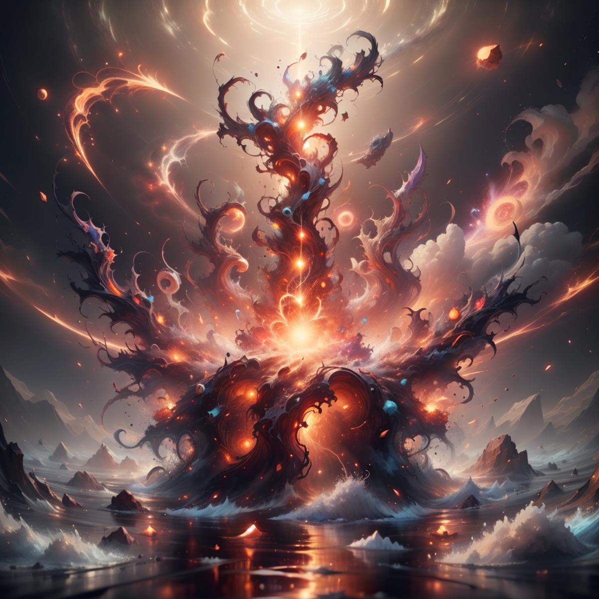 Explosion magic - Grimoire image by navimixu