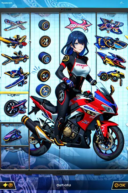 Mario Kart 8 Car Selection | Concept/Vehicle LoRA