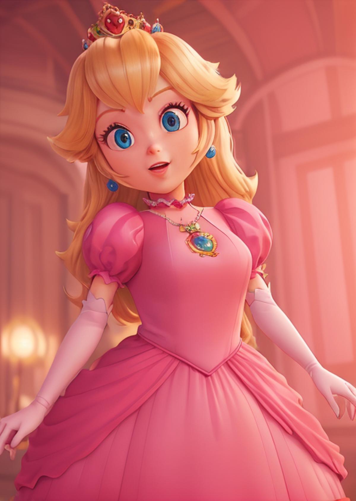 Princess Peach (Mario Movie) v1.0 Stable Diffusion LoRA Civitai