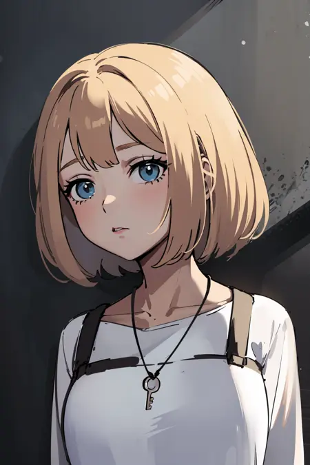 Chastity key necklace