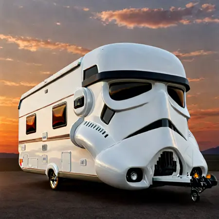 🤖 Stormtrooper helmet on things - SDXL 🤖