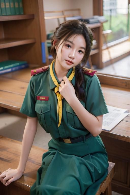 Thai girl scout uniform LoRA image by thaidevil
