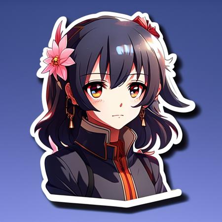 1girl, portrait, anime, anime style,
,sticker,,stickers ,
,<lora:StickersRed21Config4WithTEV2:1>