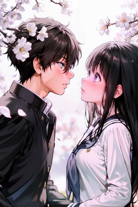 carta da parati hyouka chitanda e oreki