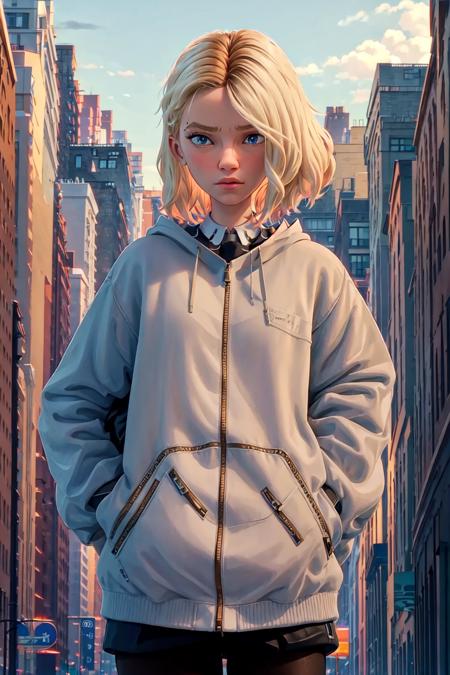 Gwen stacy spiderman clearance hoodie