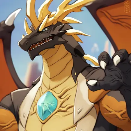 Corrupted Drago | Vexos Dragonoid (Bakugan Gen 2) [Furry]