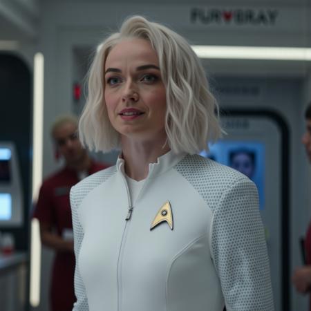 Jess Bush as Nurse Christine Chapel from Star Trek Strange New Worlds FLUX LoRA v1.0