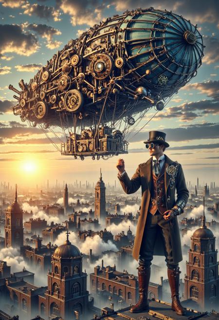 Steam-Punk V1Male Stea,mPunk Char