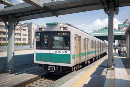 OsakaMetro20, subway station, train, train station, scenery, 