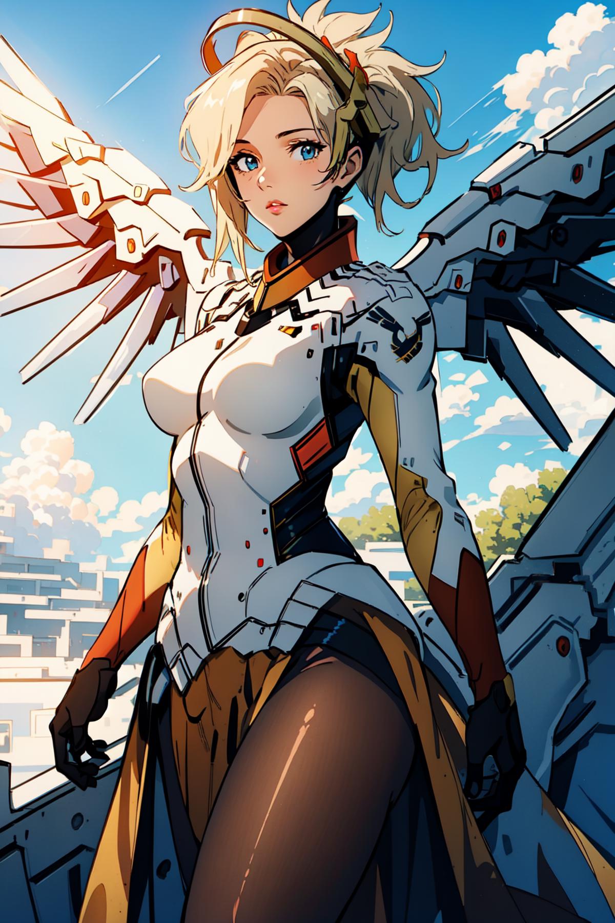 mercy \(overwatch\) 天使 守望先锋 image by PettankoPaizuri