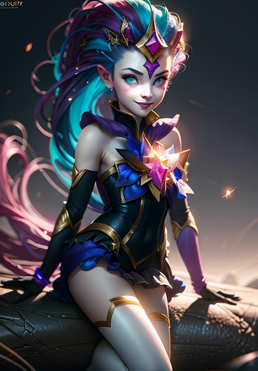 Zoe - League of Legends / Star Guardians image by AsaTyr