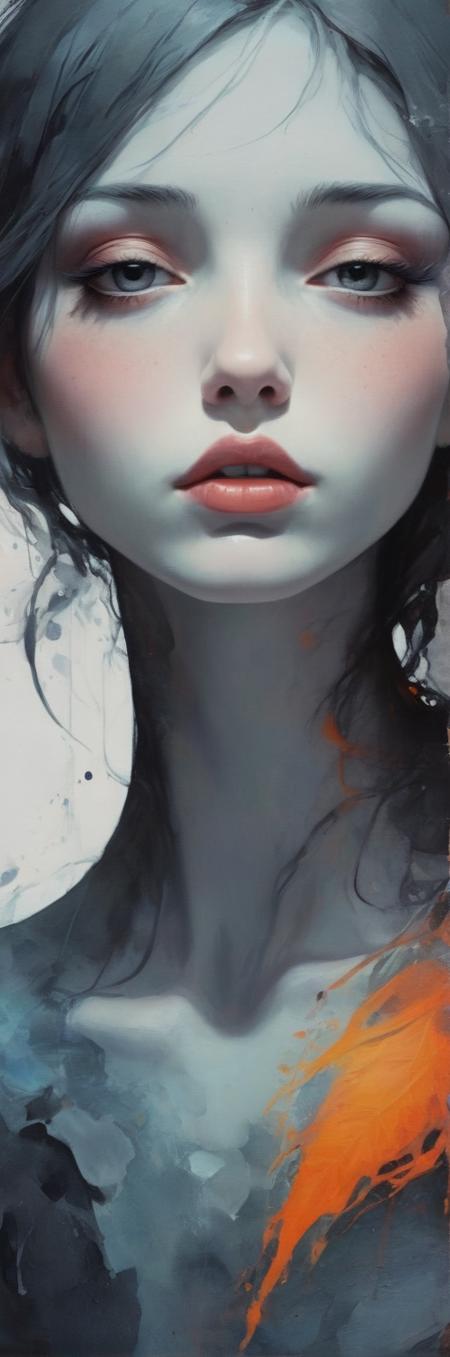 gris game, (Conrad Roset: 0.0), Brian Froud, vivid colors, dramatic composition, <lora:linquivera:1>