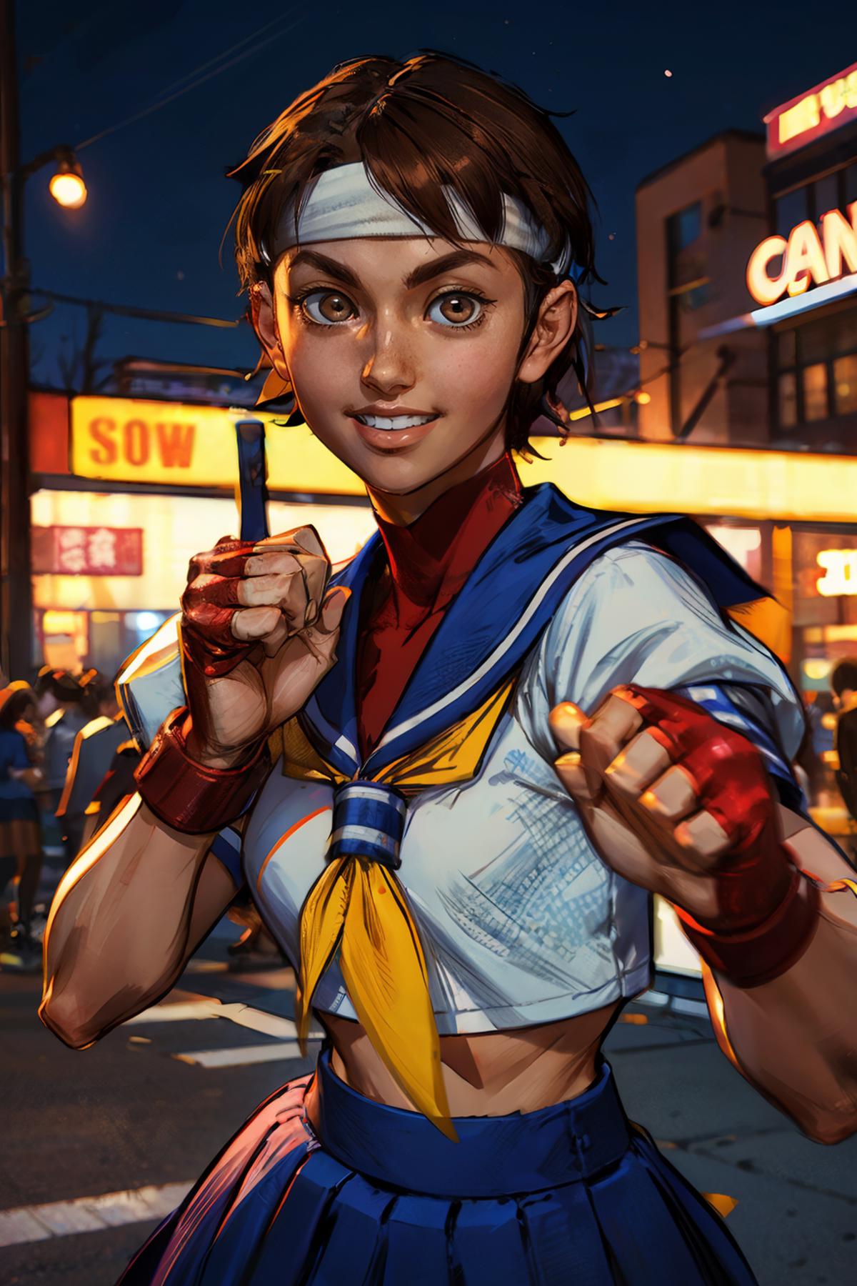 Sakura - Street Fighter (SF5/SF4 face) (Classic attire) image by wikkitikki