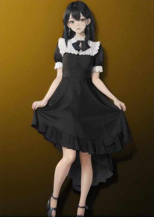 Mine Girl clothes black dress image by ricecc