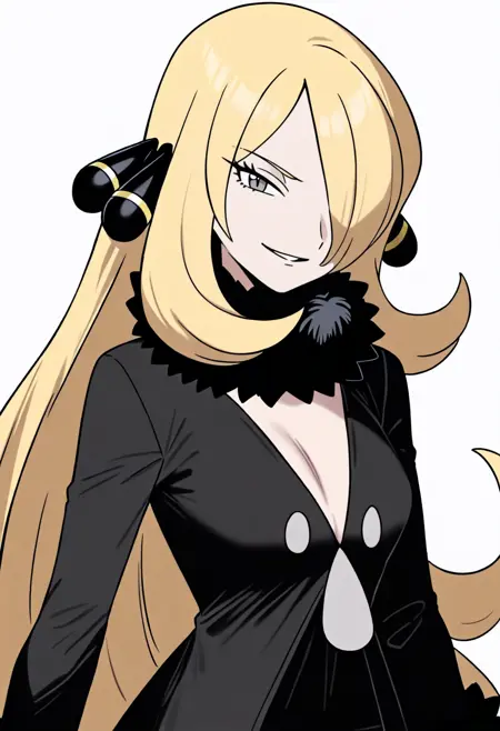 Cynthia -シロナ - Pokemon Diamond and Pearl - IllustriousXL LORA