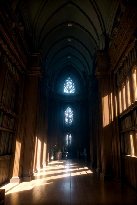 (highly detailed:1.3), 
<lora:wrench_elven_arch-04:0.9>, wrench_elven_arch, a luminous elven library guarded by statues of mythical creatures, its shelves housing tomes that hold the wisdom of ages,
Ultra-detail, (highres:1.1), best quality, (masterpiece:1.3), cinematic lighting,  <lora:add_detail:0.5>,  <lora:epi_noiseoffset2:1>