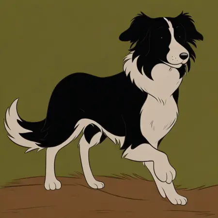 Fly the Border Collie (Babe)