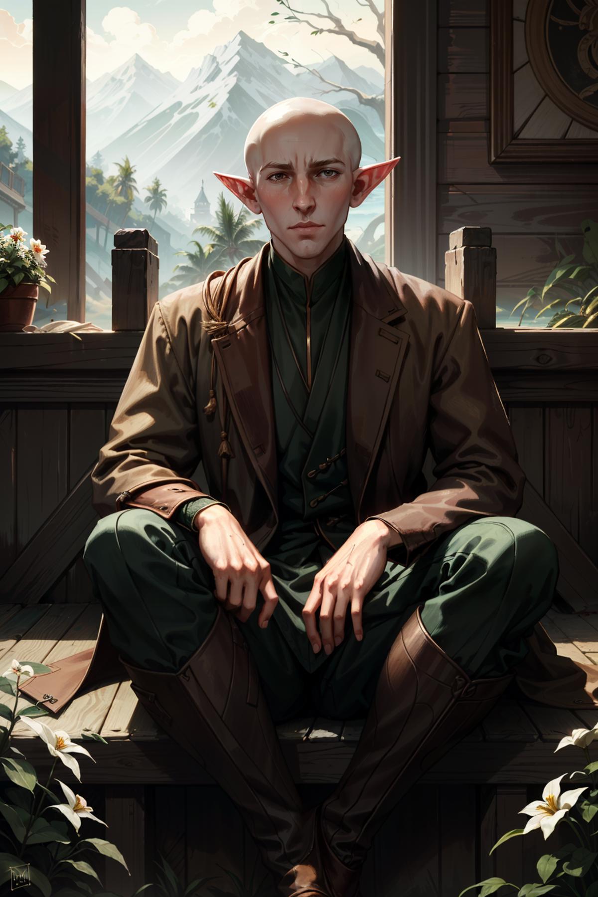 Solas from Dragon Age: Inquisition image by BloodRedKittie