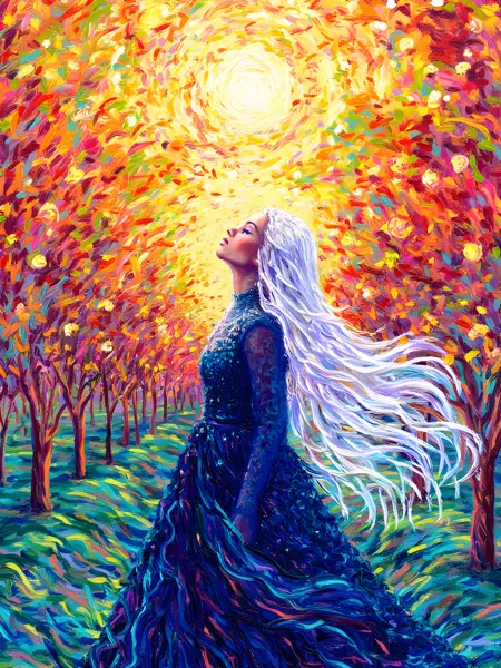 Iris Scott style (finger painting)