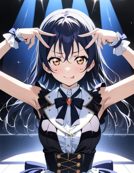 parody pose of Oshinoko  / 推しの子のパロディポーズ SDXL