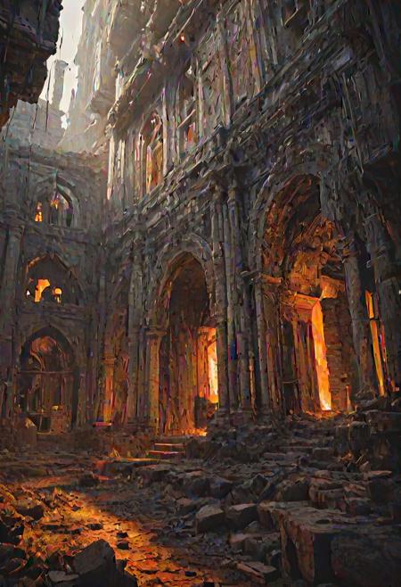 Stunning medieval ruins, 
orange and black light effect, 
complex background, 
highly intricate detailed, 
intricate details, 
shadow effect, 
bright and detailed design, 
day light, 
UHD drawing, 
trending on artstation, 
sharp focus, 
studio photo, 
intricate details, 
highly detailed, 
by greg rutkowski, 
trending on artstation, 
sharp focus, 
studio photo, 
intricate details, 
highly detailed, 
by greg rutkowski