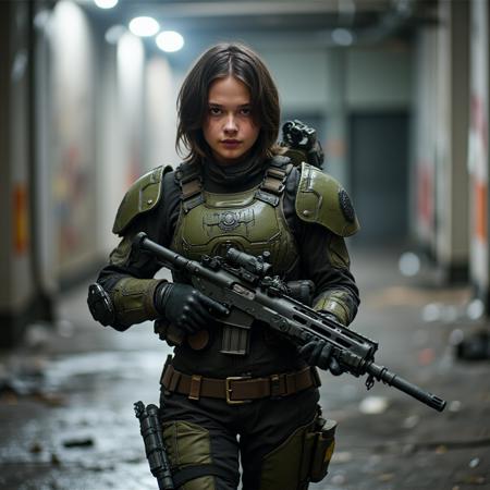 'Cailee Spaeny (Civil War)' - [CELEBRITY] [LORA] [FLUX] - spectrum_0004 by 'AI_Characters' v5.0