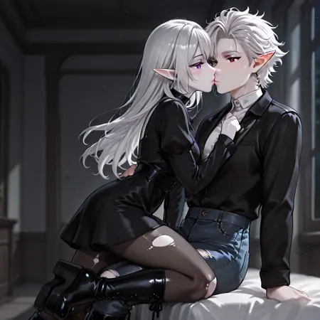Tenderly Kissing (poses) IL