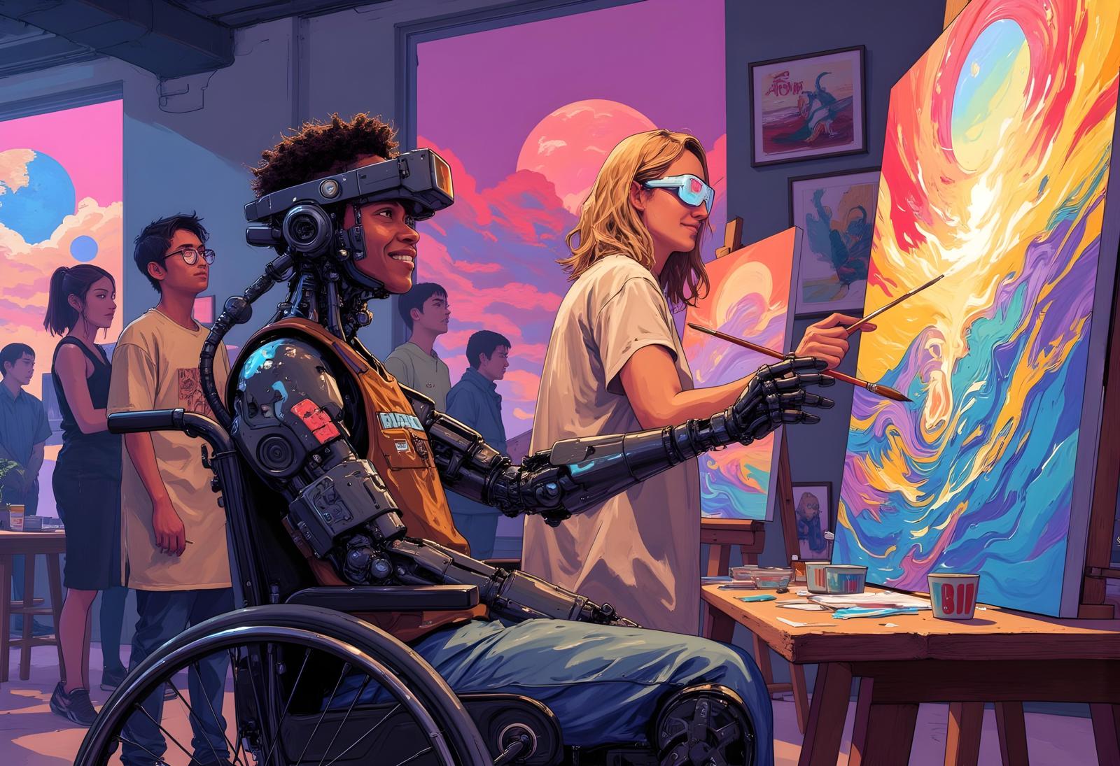Support Artists With Disabilities Using AI Ethically