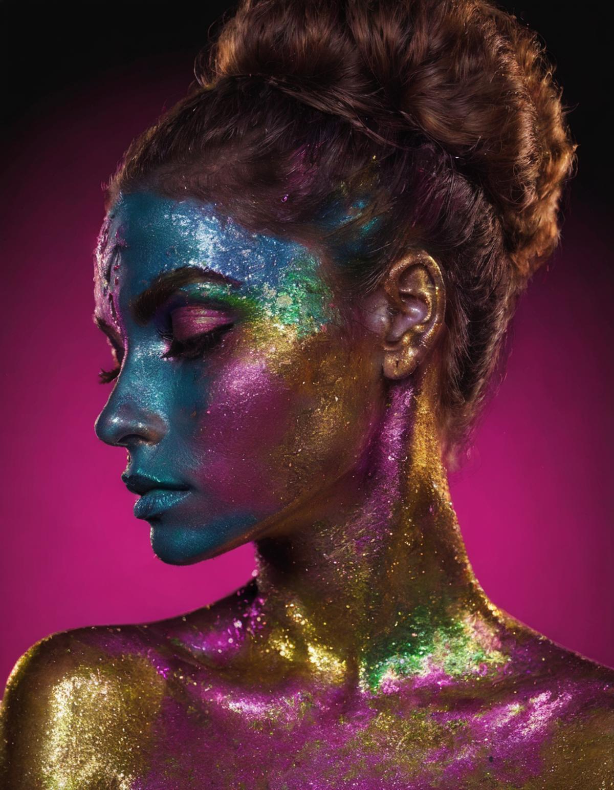 Glitter Body Paint SDXL Style LoRA image by getphat