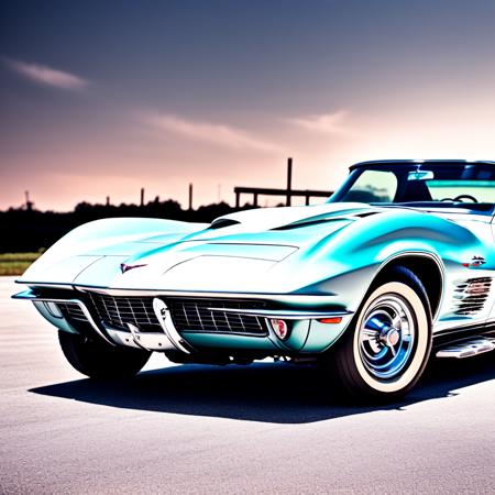 (corvette style:1) classic car <lora:djzCorvetteV21:0.8>