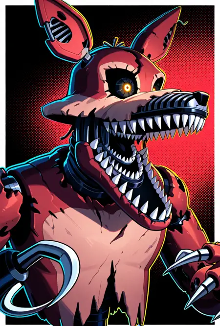 Nightmare Foxy -- FNAF / Five Nights at Freddy's  illust