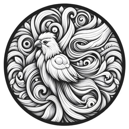 High Contrast Vector Linework V1