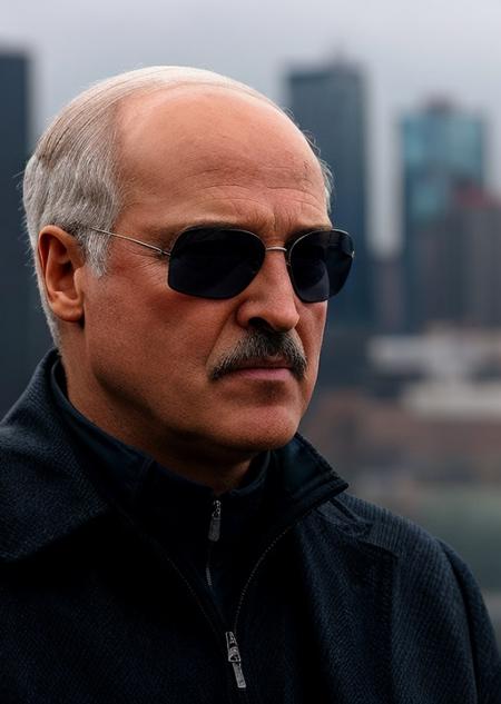 <lora:lukashenko:0.9>
a man, sunglasses form The Matrix, closeup, city on background
 <lora:add_detail:0.7>
 <lora:LowRA:0.4>