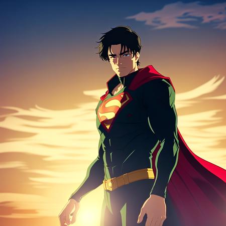 Superman <lora:TrigunStampede:0.7>