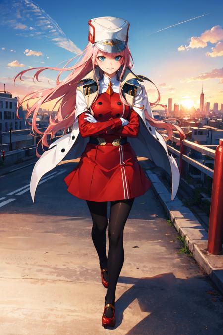 Zero Two (DARLING in the FRANXX) LoRA, 4 Outfits - v1, Stable Diffusion  LoRA