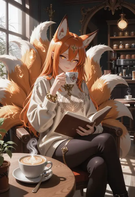 Kitsune Furry Girl (Z-image Turbo)
