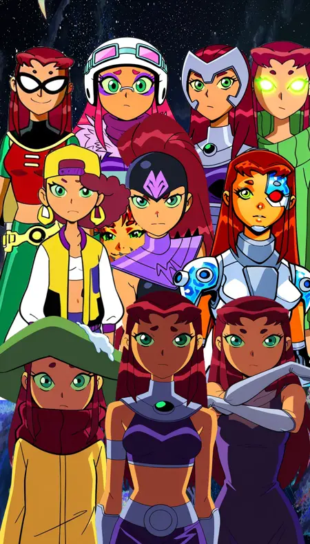 Ultimate starfire - Lora(mult outfits)