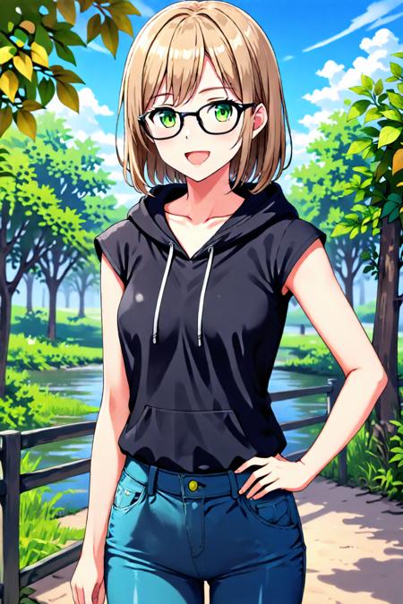 Cap sleeves DoRA AnimagineXL v4 Opt