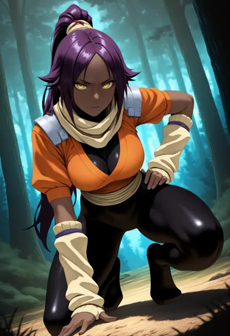 Yoruichi Shihouin (4 Outfits) | Bleach | [NoobAI-XL EPS v1.1]