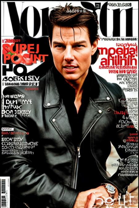 Tom Cruise photo on a magazine cover  <lyco:90s_Magazine_Cover_LyCORIS:1.0>
